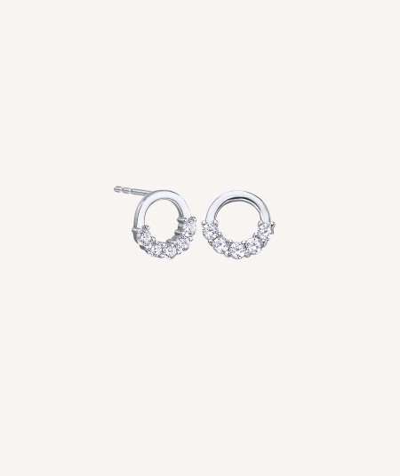 Earrings Circle Zirconias