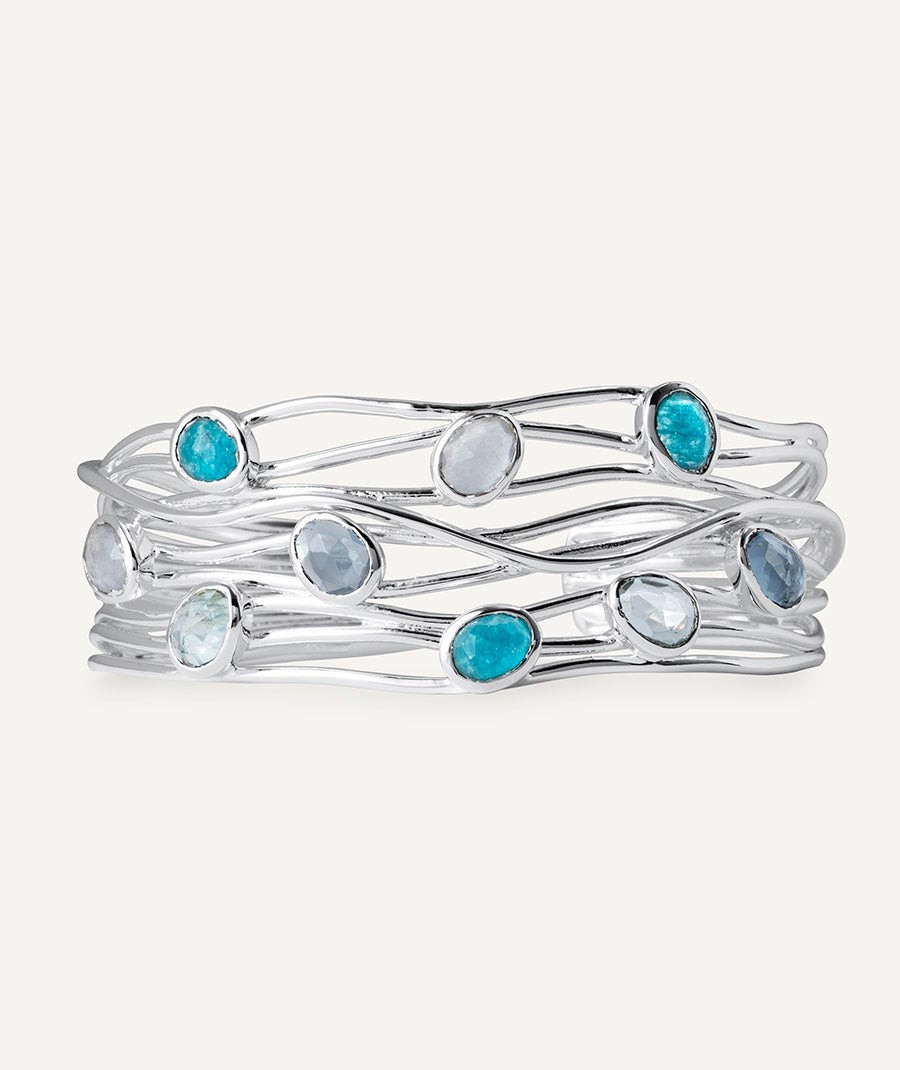 Pulsera Aqua con Piedras Naturales