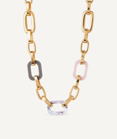 Collar Pedra con Carey