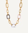 Necklace Petra multicolor with Carey