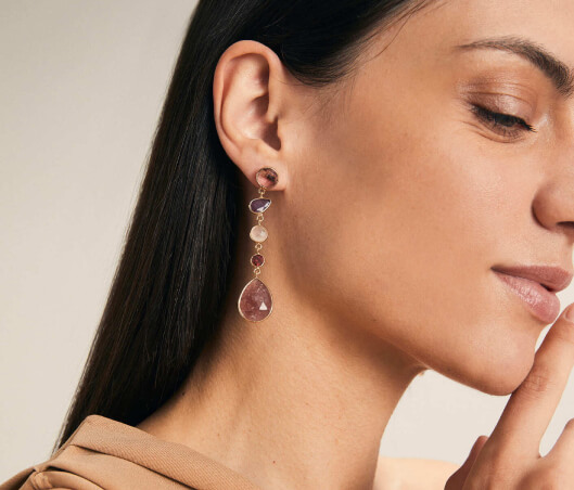 VIDAL & VIDAL natural stone earrings